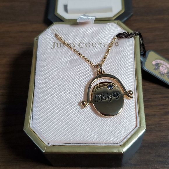 Juicy Couture Naughty/Nice Spinner Necklace,NWT‎ - Picture 1 of 4
